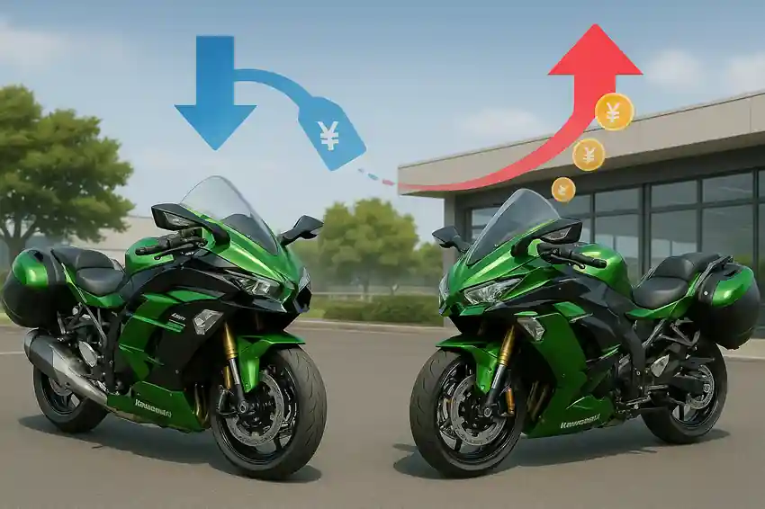 Ninja H2 SXとSEのリセールバリュー
